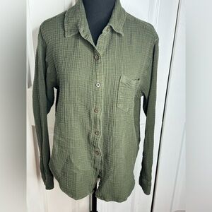 JAH Textured Long-Sleeve Tunic SZ L